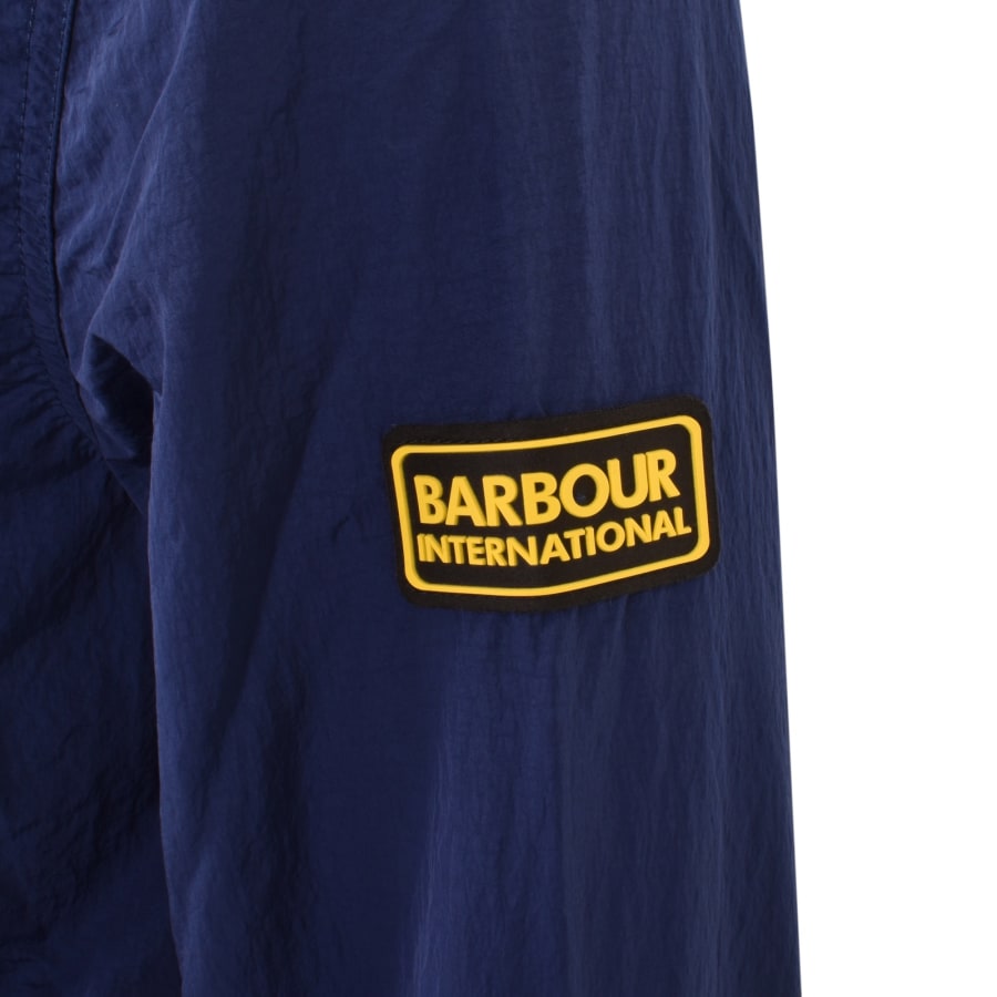 Barbour international navy best sale